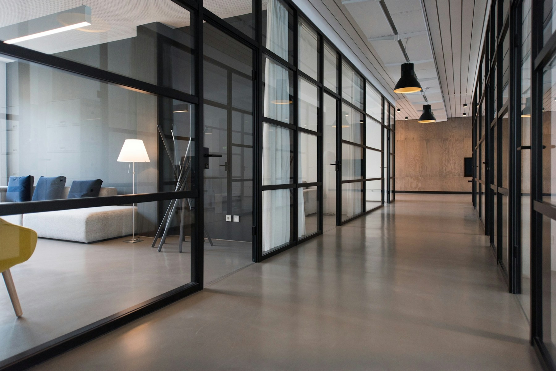 A bright collaborative workspace
